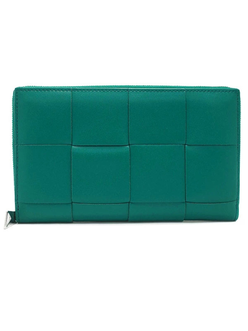 Bottega Veneta Maxi Intrecciato Zip Around Wallet Round Zipper Long